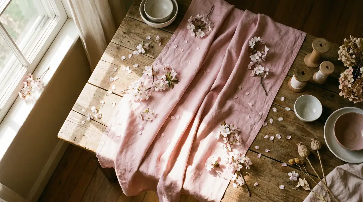 春染樱华 - 植物染春季作品 | 麻豆传媒